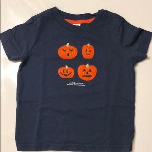 Janie and Jack Boys 12-18 mo Pumpkin Shirt